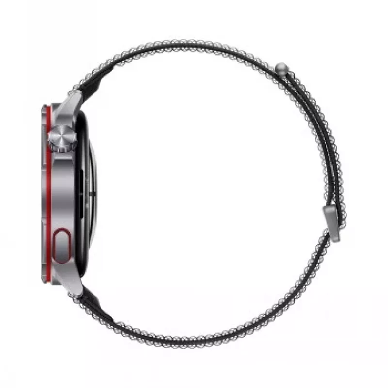Išmanusis laikrodis HUAWEI GT Runner 2 — 1,32 colio (3,35 cm) AMOLED 466×466, titano korpusas, GPS, juodas fluoroelastomerinis dirželis