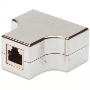 Tinklo jungtis Digitus CAT 5e RJ45 modulinė jungtis ekranuota pilka