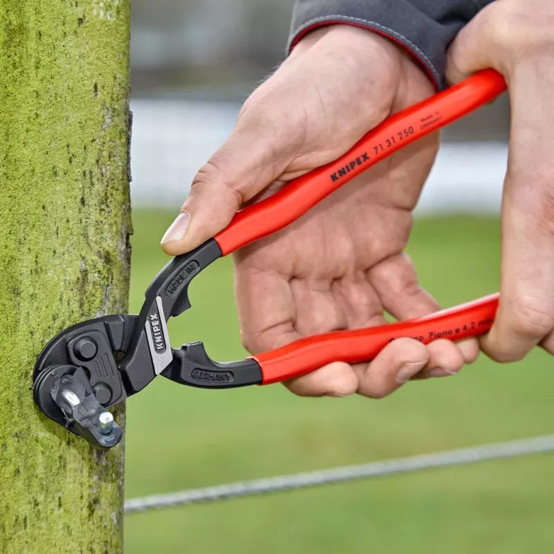 Kompaktiški varžtų pjovimo replės CoBolt XL 71 31 250, raudonos, ilgis 250 mm