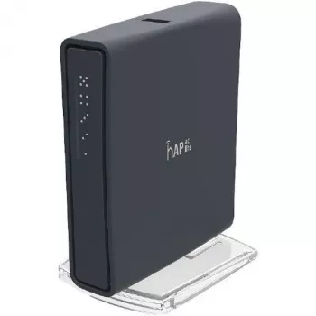 Mikrotik hAP ac lite bokštinis juodos spalvos maršrutizatorius su PoE