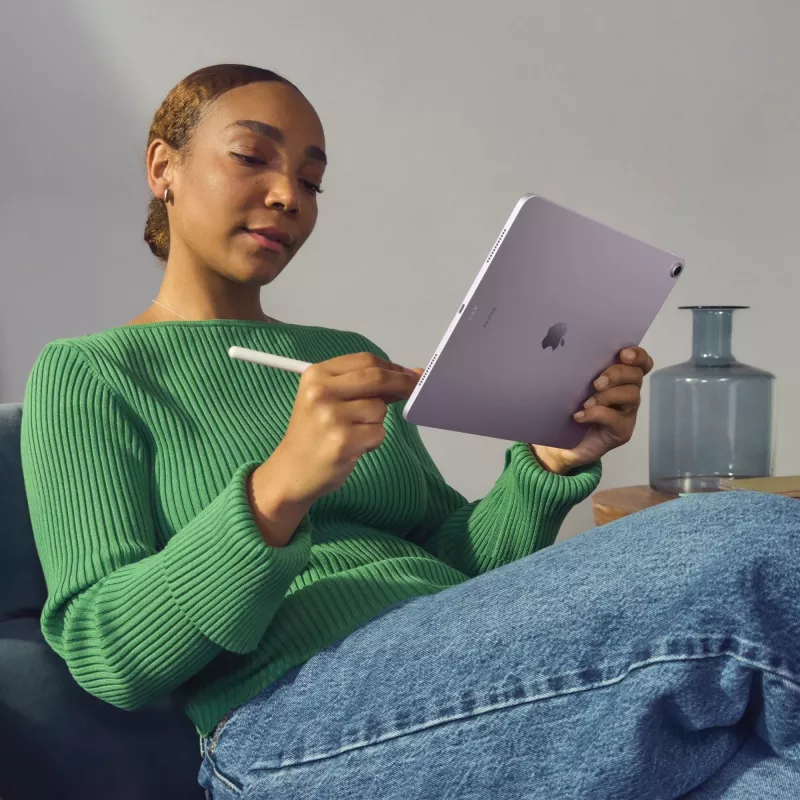 APPLE iPadAir 27,59 cm (11 col.) Cell 1TB Violetinis Apple M2 mikroschema Liquid Retina ekranas 2360 x 1640 pikselių 264 ppi