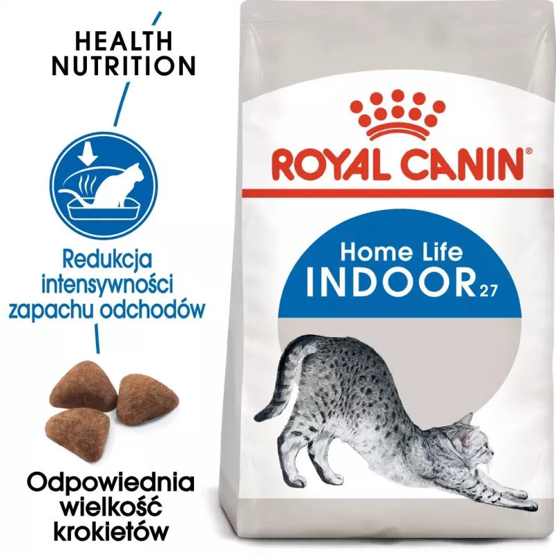 Sausas kačių ėdalas Royal Canin Home Life Indoor 27 Adult 2 kg – paukštienos skonis