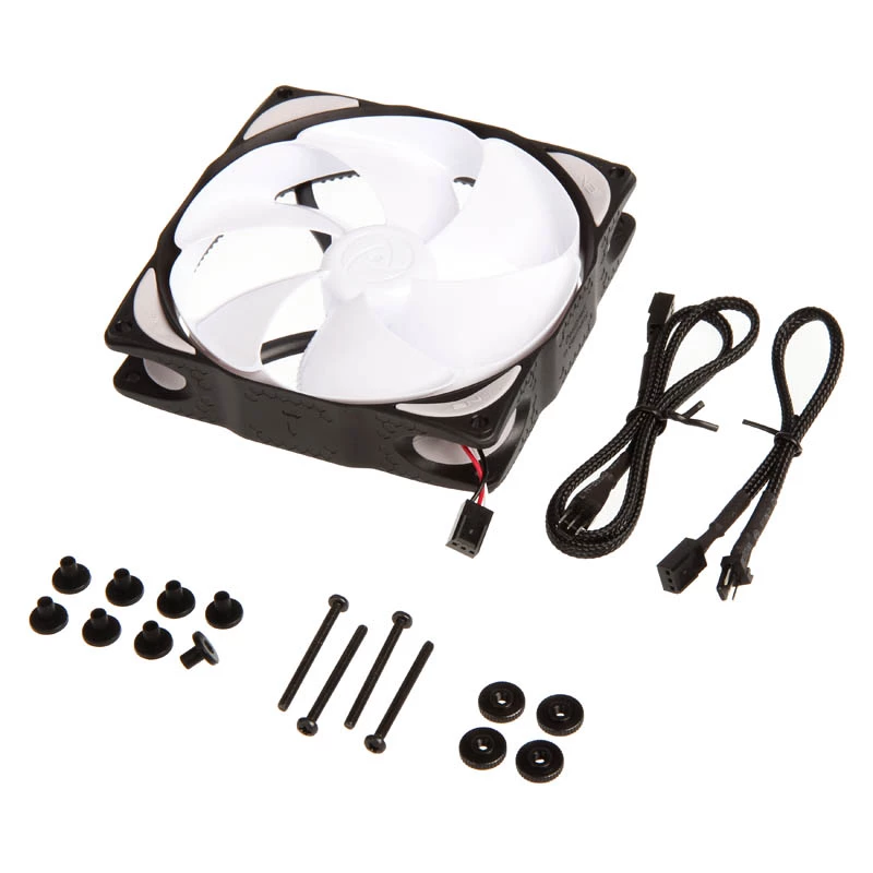 Kompiuterio ventiliatorius Noiseblocker eLoop B12-4, 120 mm, baltas