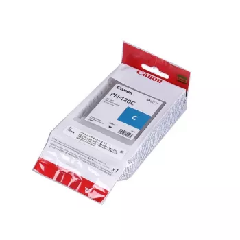 Kasetė su rašalu Canon PFI-120C, Originali, Ciano (130 ml, 1 vnt.)