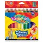 Colorino Kids Trikampiai spalvoti pieštukai 24 spalvos (su drožtuku)