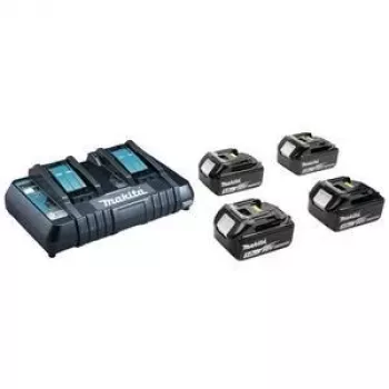 MAKITA MAITINIMO KOMPLEKTAS 18V (BL1850Bx4+DC18RD) MAKPAC