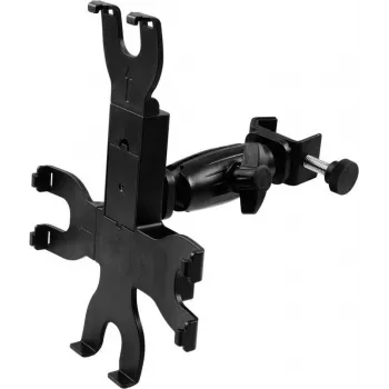 Planšetinio kompiuterio laikiklis mikrofonų stovams Omnitronic PD-2 reguliuojamas, skirtas planšetėms ir iPad, modelis 6000628H