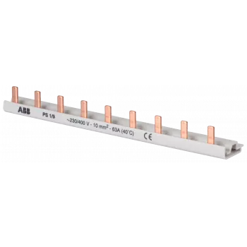 ABB vienfazė šyna PS1/9 pro M compact 9 modulių uždara PS1/9 (2CDL210001R1009)