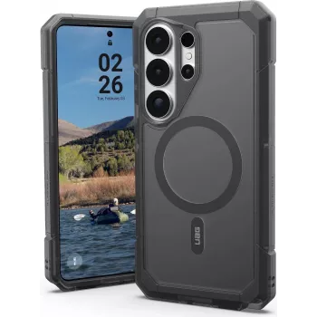 UAG Urban Armor Gear Trooper Dėklas su Magnetiniu Moduliu, Samsung Galaxy S26 Ultra, pelenų (pilkas permatomas)