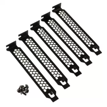 PCI lizdų dangteliai 5 vnt. juodi Kolink KL-PCIE-5