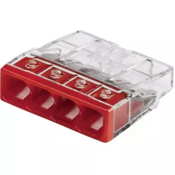 Wago terminalinis jungiklis 4 polių 0,5–2,5 mm² 24 A 400 V