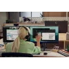 HP 710 įkraunama tyli pelė, ambidekstrinė, RF belaidė + Bluetooth, 3000 DPI, juoda