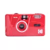 Kodak M38 Scarlet – 35 mm daugkartinė juostinė kamera, kompaktiška, taškinė ir šaudyk
