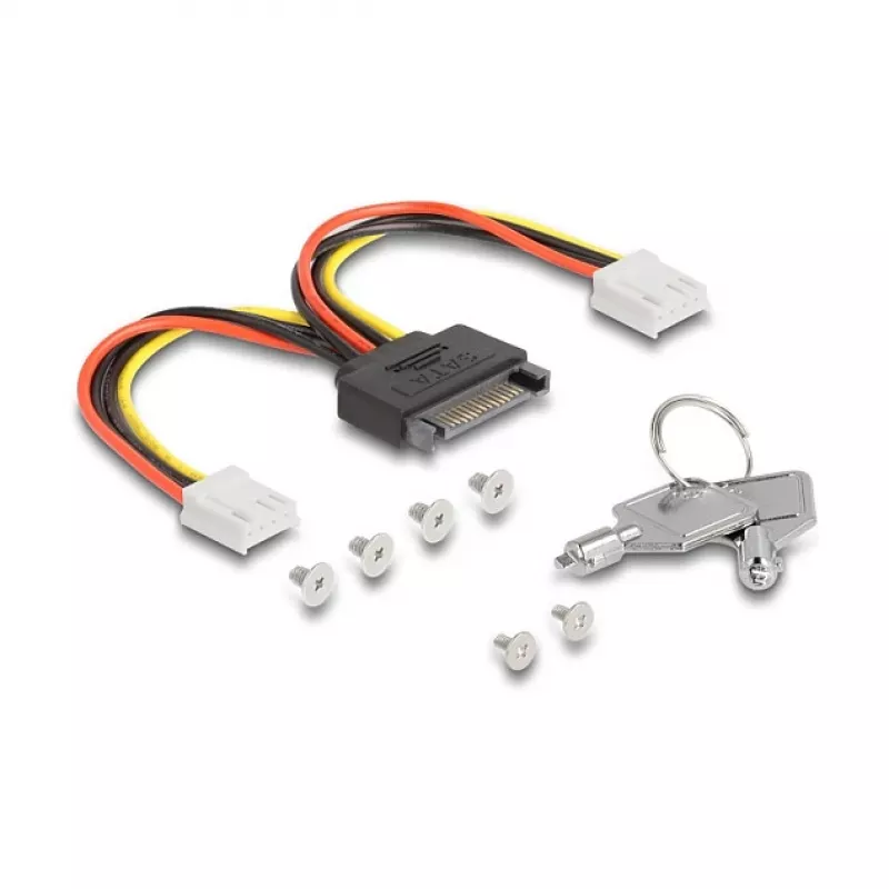 DeLOCK 47117 3,5 colio mobilus krepšelis 2 M.2 NVMe SSD
