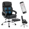 Ergonominė biuro sukamoji kėdė mark adler MA-BOSS 6.0, ekologiškos odos sėdynė, reguliuojamas aukštis 47–55 cm, juosmens atrama, Tilt Dual mechanizmas