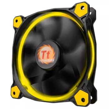 Thermaltake Riing 14 LED 140 mm korpuso ventiliatorius juodas/geltonas
