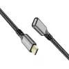 USB 3.2 Gen1 Type-C ilginimo laidas, USB-C (vyriškas) į USB-C (moteriškas), PD, 2 m