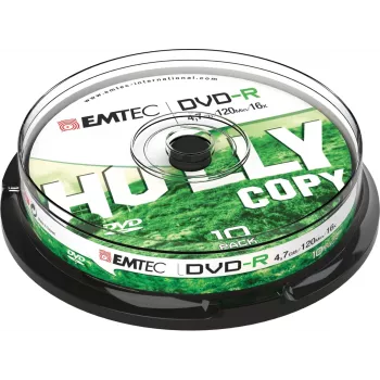 Emtec ECOVR471016CB DVD-R diskai 4.7 GB 16x 10 vnt. (kepurėlė)