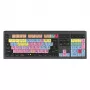 Logickeyboard ASTRA 2 klaviatūra USB AZERTY juoda Pilno dydžio 104 klavišai