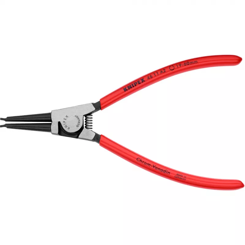 Knipex replių rinkinys vidiniams ir išoriniams fiksavimo žiedams 4 vnt. ritininiame dėkle 19-60 mm
