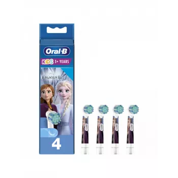Oral-B EB10s-4 Frozen keičiamos šepetėlio galvutės, baltos, 4 vnt.