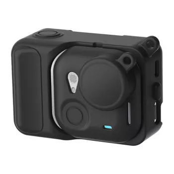Silicininis apsauginis dėklas Puluz, skirtas Insta360 Go Ultra (Juoda)
