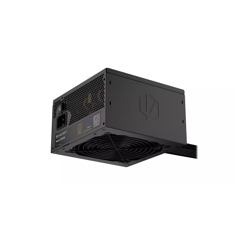 Maitinimo blokas ENDORFY Vero L6 750 W, 24 kontaktų ATX, 80 PLUS Bronze, 120 mm ventiliatorius, Juoda