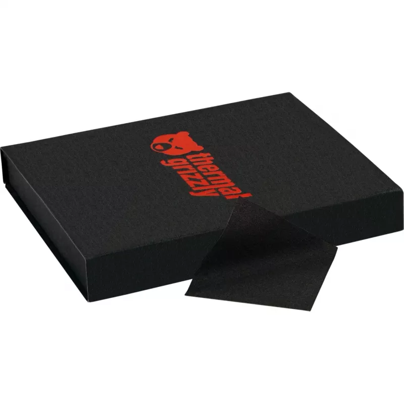Termo kilimėlis Thermal Grizzly Carbonaut 32×32 mm, 0,2 mm storio, anglies spalvos