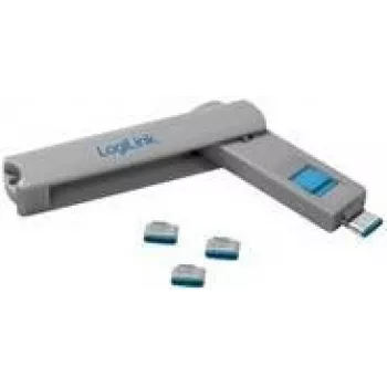 LOGILINK AU0052 USB-C prievado blokatorius 1 raktas ir 4 spynos