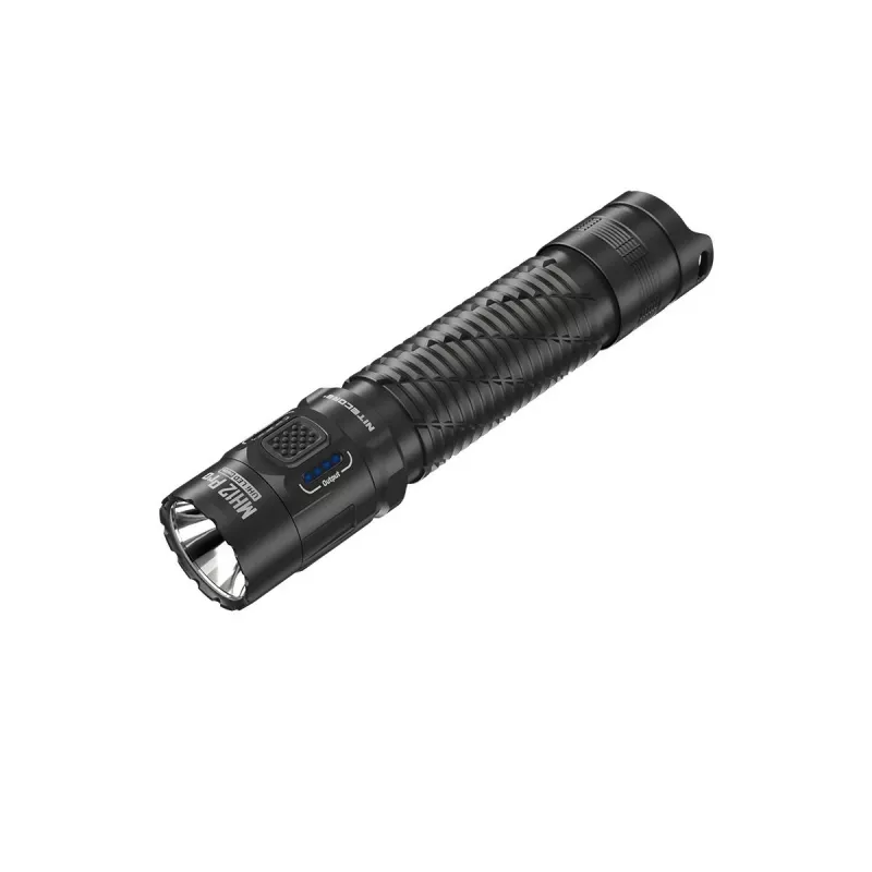 Rankinis žibintuvėlis Nitecore MH12 Pro Black LED 3300 lm įkraunamas per USB 5300 mAh, aliuminis, 138,5 mm, 81,5 g, atsparus vandeniui 2 m