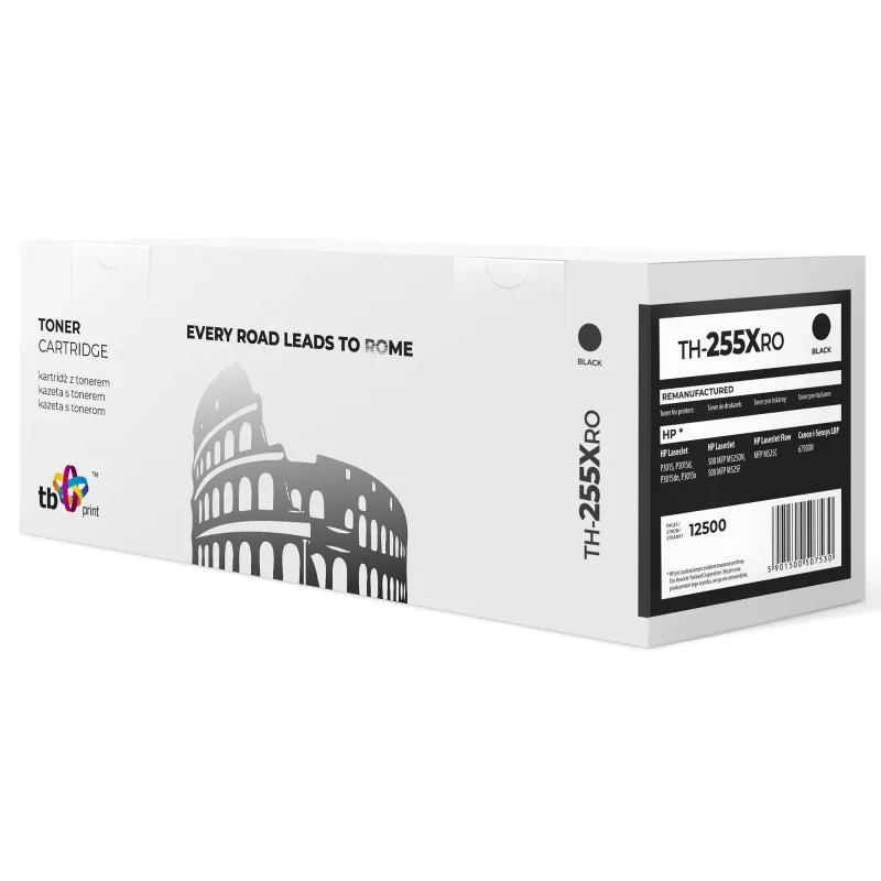 Toner TB suderinamas su HP CE255X RO