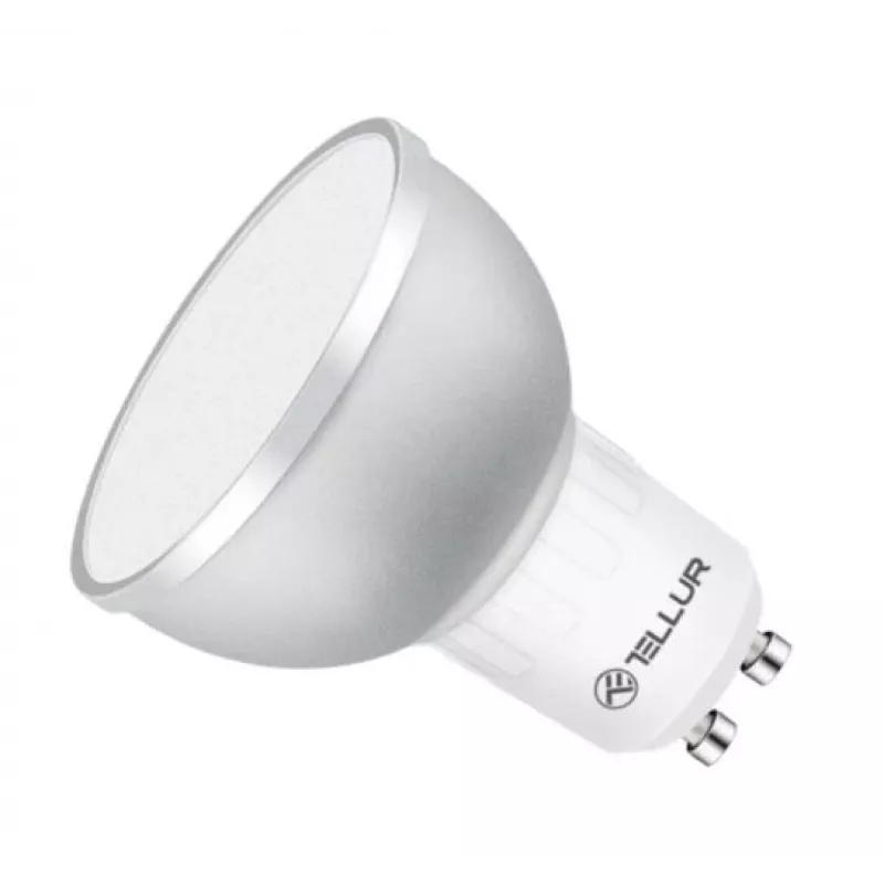LED išmani lemputė Tellur GU10 5W RGB reguliuojamo ryškumo