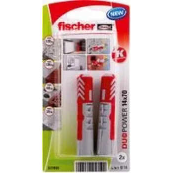 Fischer DuoPower 14 x 70 K NV sieninis kaištis 70 mm 537655 1 komplektas