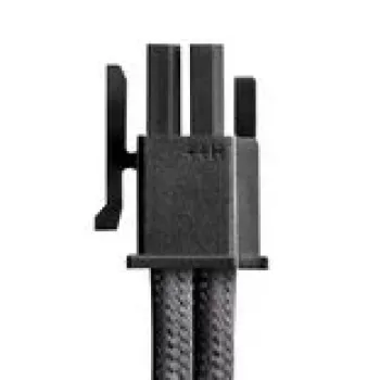 CableMod C-Series Pro ModMesh kabelių rinkinys Corsair Type 5 RMx Shift maitinimo šaltiniams, 2x 12V-2x6, StealthSense, anglies spalva, 65 cm