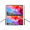 Extralink Smart Life Ultralengvas 15.6 colių 2 ekranų monitorius nešiojamiesiems kompiuteriams T01