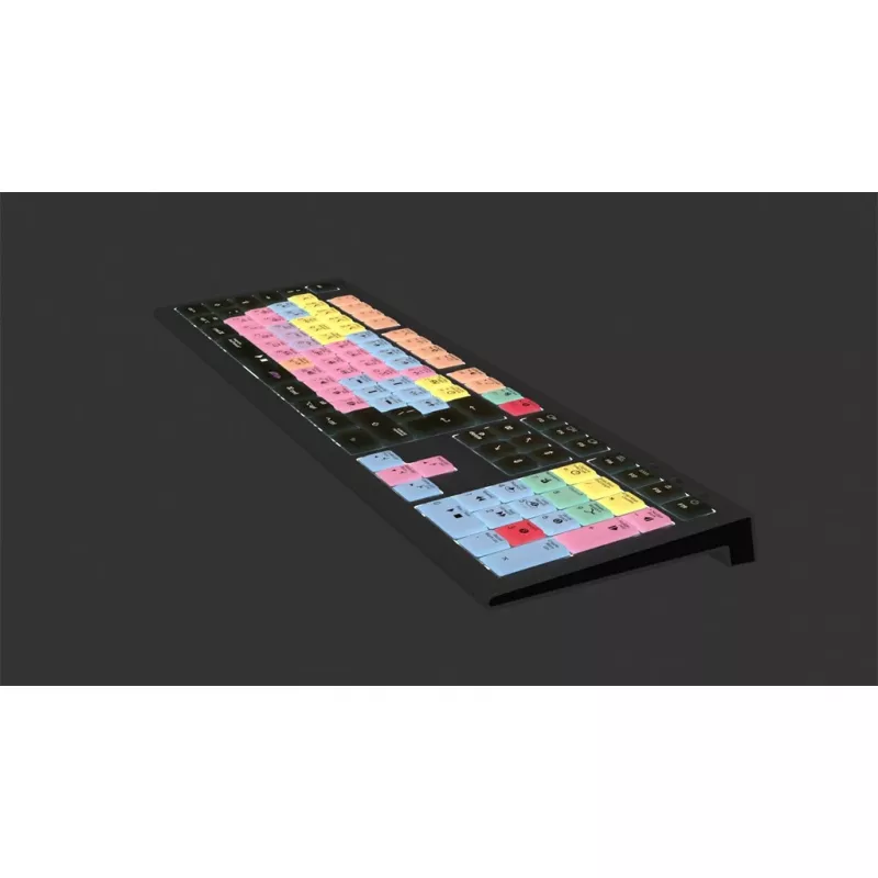 Logickeyboard ASTRA 2 USB QWERTY klaviatūra juoda, 104 klavišai