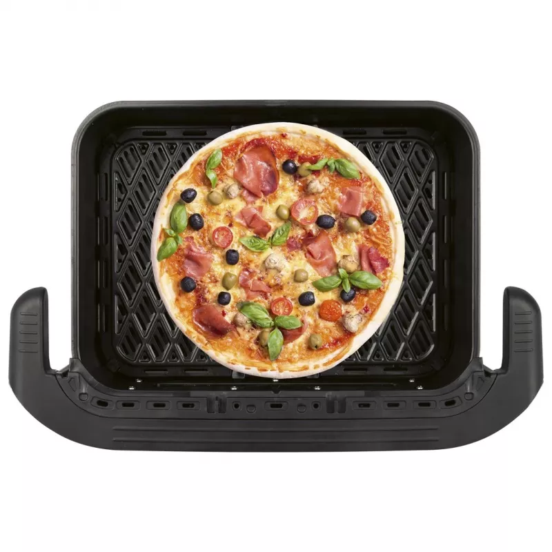 Kaitvėjo gruzdintuvė ProfiCook PC-FR 1313 H — 10 l, 2400 W, 10 programų, liečiamasis valdymas, nerūdijantis plienas/juoda
