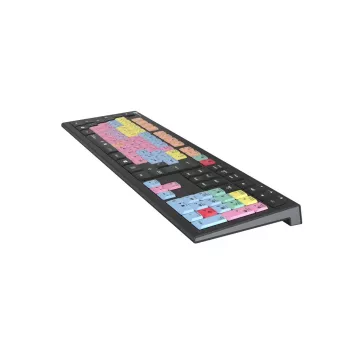 Logickeyboard ASTRA 2 USB QWERTZ klaviatūra, juoda, pilno dydžio, 108 klavišai