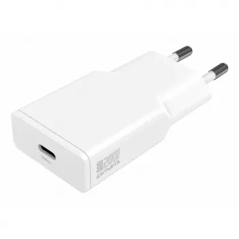4smarts PDPlug Slim USB-C greitasis įkroviklis 20 W baltas
