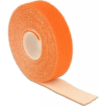 Lipnusis kabliuko ir kilpelės užsegimas DeLOCK 18746, oranžinis, 20 mm x 3 m