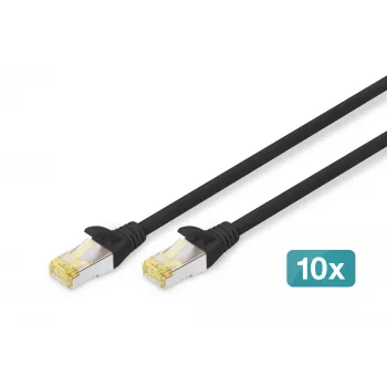 Tinklo laidas Digitus CAT 6A S/FTP RJ-45 5 m juodas