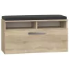 Uždaras batų organizatorius Top e Shop RIVA SZAFKA SONOMA ąžuolo spalvos, 850×460 mm, 16 mm medžio drožlių plokštė