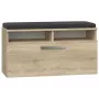 Uždaras batų organizatorius Top e Shop RIVA SZAFKA SONOMA ąžuolo spalvos, 850×460 mm, 16 mm medžio drožlių plokštė