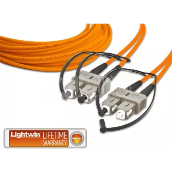 Lightwin aukštos kokybės dvipusis LWL jungiamasis laidas, MM OM1, SC - SC (LDP-62 SC-SC 2.0)