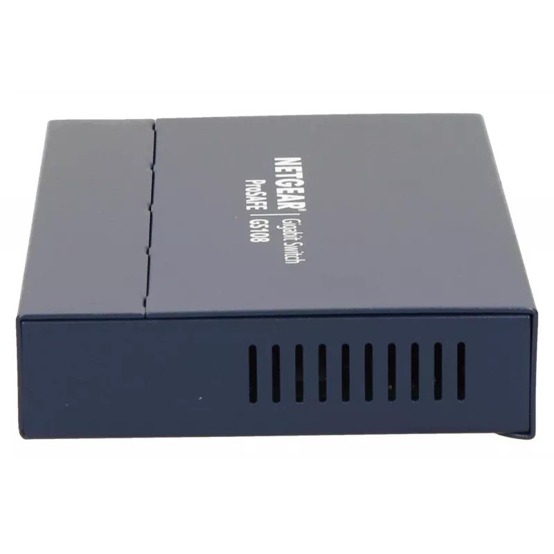Nevaldomas jungiklis NETGEAR GS108GE, 8 prievadai, Gigabit Ethernet, 16 Gbit/s