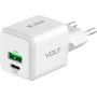 USB C/A sieninis įkroviklis YENKEE YAC G38 20W 3A Power Delivery (USB‑C ir USB‑A)