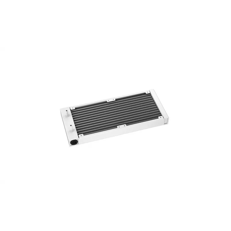 All-in-one skystis aušintuvas DeepCool LT240 White – 240 mm radiatorius, 2x 120 mm PWM ventiliatoriai (600–2400 RPM), 41 cm vamzdeliai, LGA1150