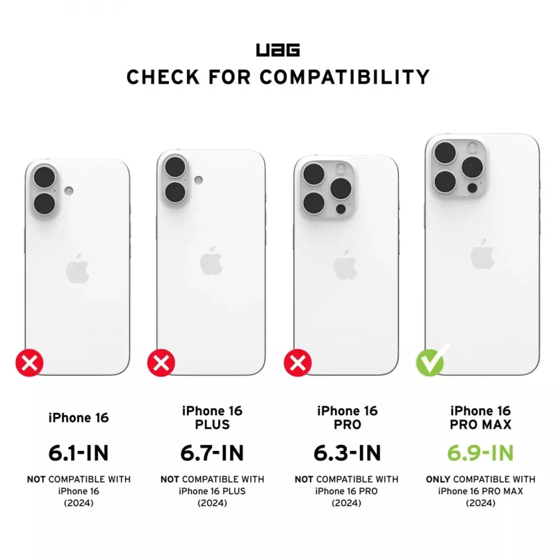 Urban Armor Gear Plyo mobiliojo telefono dėklas 17,5 cm (6,9 inch) permatomas, baltas
