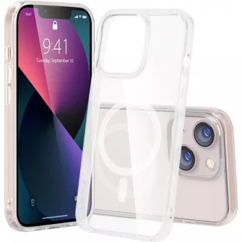StyleShell SHOCKFlex, Skaidrus telefono dėklas, iPhone 16 Plus, suderinamas su MagSafe