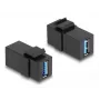 DeLOCK Keystone modulis USB 3.0 A lizdas – A lizdas juodas 1:1